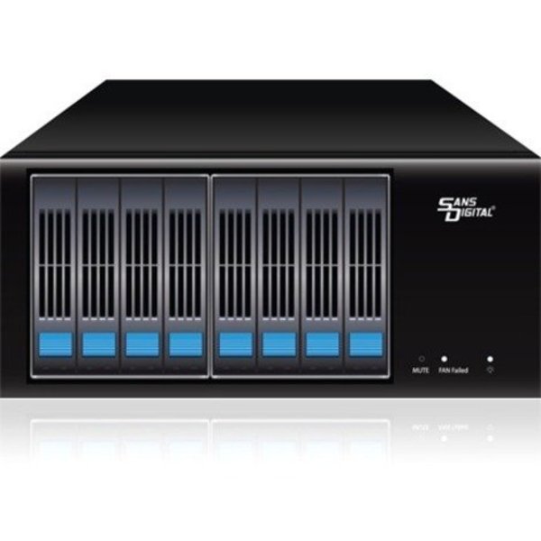 Sans Digital Sans Digital Mobilestor Ms28X12G - 8 Bay 2.5 Tower Sas/Ssd/Sata To 2 ST-SAN-MS28X12G